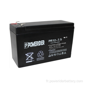 Batterie de hautes hautes au plomb 12V 7Ah